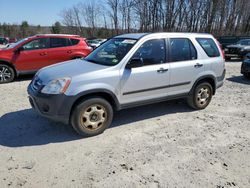 Salvage cars for sale from Copart Candia, NH: 2006 Honda CR-V LX