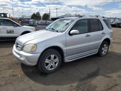Salvage cars for sale at Denver, CO auction: 2005 Mercedes-Benz ML 350