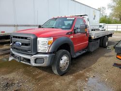 Salvage cars for sale from Copart Elgin, IL: 2012 Ford F550 Super Duty