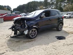 Salvage cars for sale from Copart Seaford, DE: 2019 Ford Ecosport Titanium
