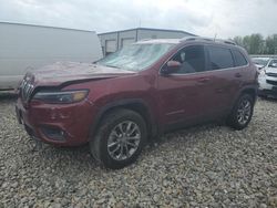 Jeep Cherokee Latitude Plus salvage cars for sale: 2019 Jeep Cherokee Latitude Plus