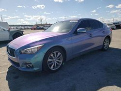 Salvage cars for sale at Sun Valley, CA auction: 2017 Infiniti Q50 Base