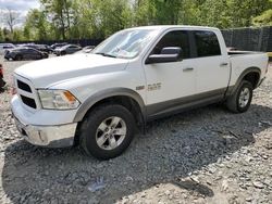 Salvage cars for sale from Copart Waldorf, MD: 2013 Dodge RAM 1500 SLT