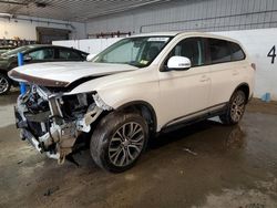Salvage cars for sale from Copart Candia, NH: 2017 Mitsubishi Outlander SE