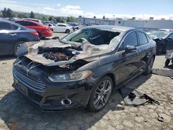 Salvage cars for sale at Vallejo, CA auction: 2016 Ford Fusion Titanium