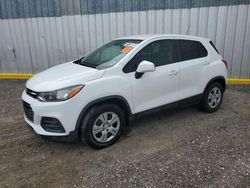 Chevrolet salvage cars for sale: 2017 Chevrolet Trax LS