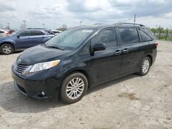 Salvage cars for sale at Indianapolis, IN auction: 2016 Toyota Sienna XLE