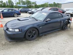 Salvage cars for sale at Spartanburg, SC auction: 2002 Ford Mustang GT