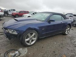Salvage cars for sale at Earlington, KY auction: 2010 Ford Mustang GT