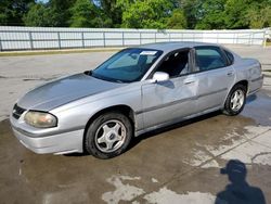 Salvage cars for sale at Savannah, GA auction: 2001 Chevrolet Impala