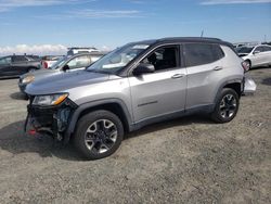 Salvage cars for sale at Antelope, CA auction: 2018 Jeep Compass Trailhawk