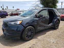 Salvage cars for sale at Mercedes, TX auction: 2022 Ford Edge SE