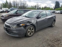 Salvage cars for sale from Copart Portland, OR: 2015 Dodge Dart SXT