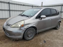 Salvage cars for sale from Copart Mercedes, TX: 2007 Honda FIT