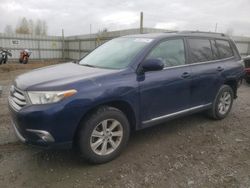 Salvage cars for sale from Copart Arlington, WA: 2012 Toyota Highlander Base