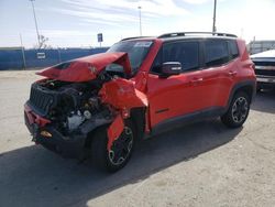 Salvage cars for sale from Copart Anthony, TX: 2017 Jeep Renegade Trailhawk