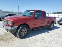 Salvage cars for sale at Lumberton, NC auction: 2003 Ford Ranger Super Cab