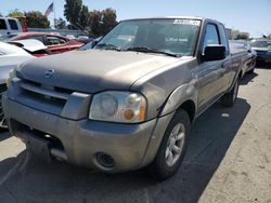 Salvage trucks for sale at Martinez, CA auction: 2004 Nissan Frontier King Cab XE