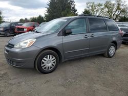 Salvage cars for sale at Finksburg, MD auction: 2005 Toyota Sienna CE