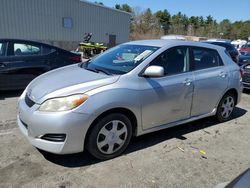 Salvage cars for sale from Copart Exeter, RI: 2009 Toyota Corolla Matrix