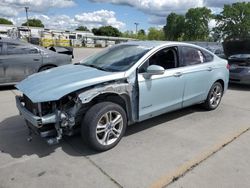 Salvage cars for sale at Sacramento, CA auction: 2014 Ford Fusion SE Hybrid