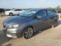 Salvage cars for sale at Houston, TX auction: 2021 Nissan Versa SV