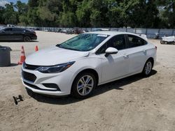 Salvage cars for sale at Ocala, FL auction: 2017 Chevrolet Cruze LT