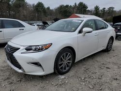 Salvage cars for sale at Mendon, MA auction: 2016 Lexus ES 300H