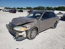 Salvage cars for sale from Copart New Braunfels, TX: 2003 Toyota Avalon XL