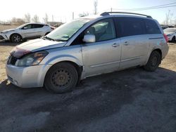 Salvage cars for sale from Copart Montreal Est, QC: 2004 Nissan Quest S