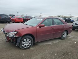 Salvage cars for sale from Copart Indianapolis, IN: 2002 Toyota Camry LE