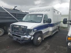 Salvage cars for sale from Copart Mcfarland, WI: 2016 Ford Econoline E350 Super Duty Cutaway Van