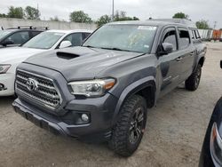 Salvage cars for sale from Copart Bridgeton, MO: 2017 Toyota Tacoma Double Cab