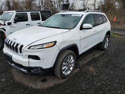 Salvage cars for sale from Copart Marlboro, NY: 2016 Jeep Cherokee Limited