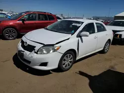 Salvage cars for sale from Copart Brighton, CO: 2010 Toyota Corolla Base