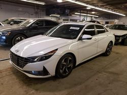 Salvage cars for sale at Wheeling, IL auction: 2021 Hyundai Elantra SEL