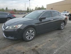 Salvage cars for sale at Gaston, SC auction: 2015 Honda Accord LX