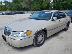 Salvage cars for sale at Ocala, FL auction: 2000 Lincoln Town Car Cartier