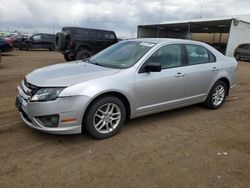Salvage cars for sale at Brighton, CO auction: 2012 Ford Fusion S