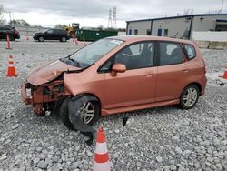 Honda FIT S salvage cars for sale: 2007 Honda FIT S