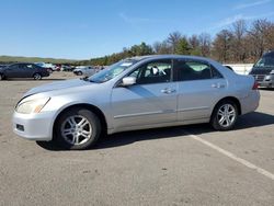 Salvage cars for sale at Brookhaven, NY auction: 2007 Honda Accord SE
