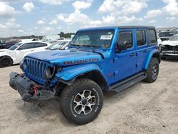 Jeep salvage cars for sale: 2021 Jeep Wrangler Unlimited Rubicon