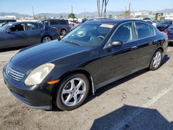 Salvage cars for sale from Copart Van Nuys, CA: 2004 Infiniti G35