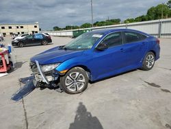 Salvage cars for sale from Copart Wilmer, TX: 2018 Honda Civic LX