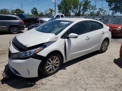 Salvage cars for sale at Riverview, FL auction: 2017 KIA Forte LX