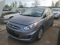 Salvage cars for sale from Copart Bridgeton, MO: 2016 Hyundai Accent SE