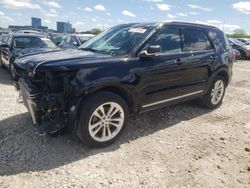 Salvage cars for sale at Des Moines, IA auction: 2018 Ford Explorer XLT