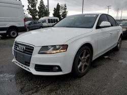 Salvage cars for sale from Copart Rancho Cucamonga, CA: 2009 Audi A4 2.0T Quattro