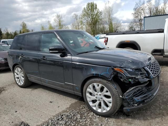 2019 Land Rover Range Rover HSE