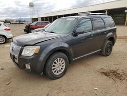 Mercury salvage cars for sale: 2010 Mercury Mariner Premier